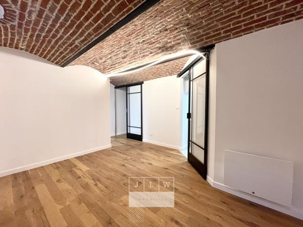Appartement 2 chambres rénové avec jardin