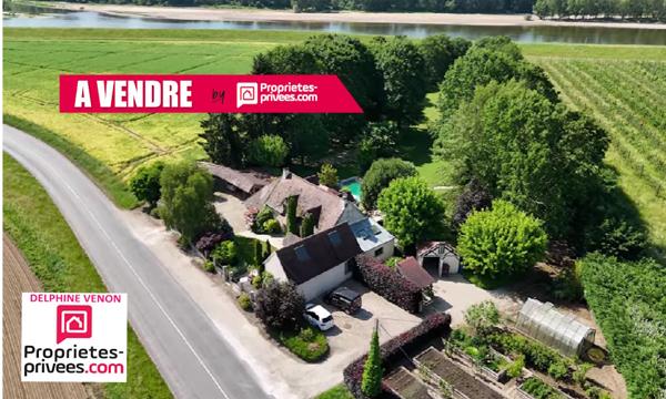 Propriété avec piscine à 2 pas de la Loire sur un parc arboré de 8900 m² à Germigny Des Prés