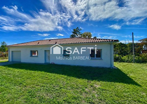 Maison neuve PMR 2025 100m2 T4 garage et jardin