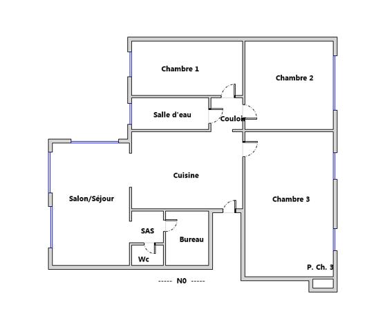 Appartement 4 pièces - 81 m² Exclusivité efficity