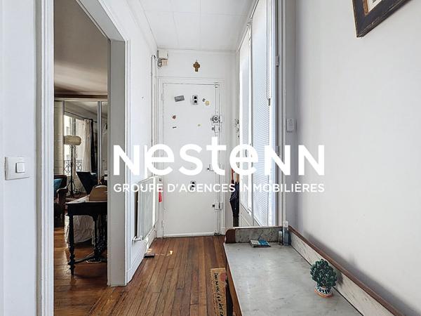 Appartement deux pièces 42 m² Batignolles rue Jacquemont calme sur cour - cave et remise 4e étage