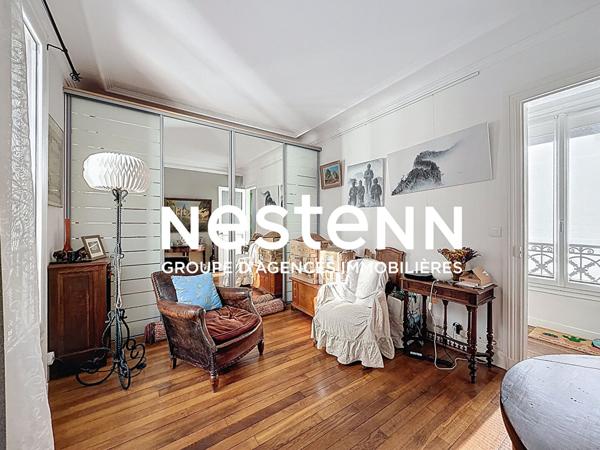 Appartement deux pièces 42 m² Batignolles rue Jacquemont calme sur cour - cave et remise 4e étage