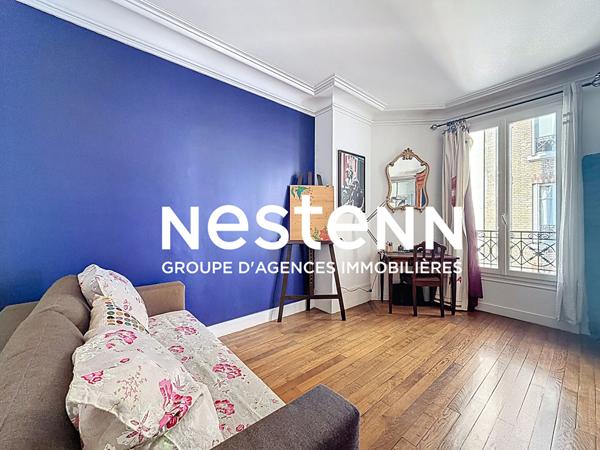 Appartement deux pièces 42 m² Batignolles rue Jacquemont calme sur cour - cave et remise 4e étage