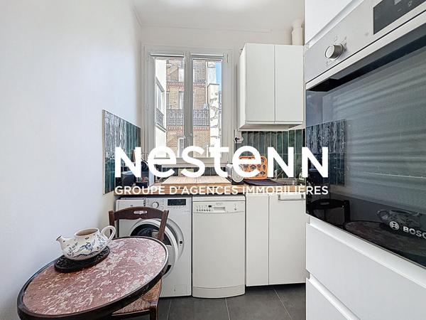 Appartement deux pièces 42 m² Batignolles rue Jacquemont calme sur cour - cave et remise 4e étage