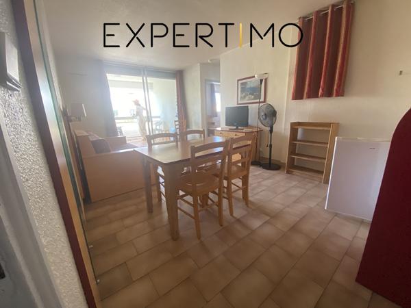 Carnon Plage (34280) \+ de 7% net d'impôt de rentabilité net d'impôt, T2 loueur meublé, entre grande piscine et port de plaisance de