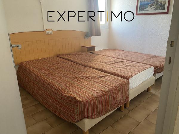 Carnon Plage (34280) \+ de 7% net d'impôt de rentabilité net d'impôt, T2 loueur meublé, entre grande piscine et port de plaisance de