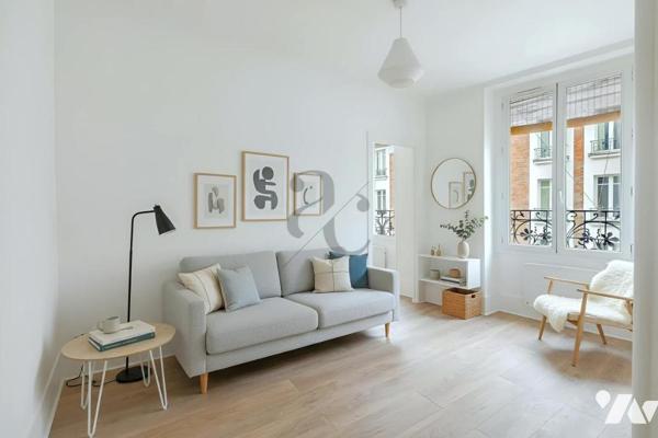 Belleville – Charmant 2 pièces, lumineux sur rue, cave incluse