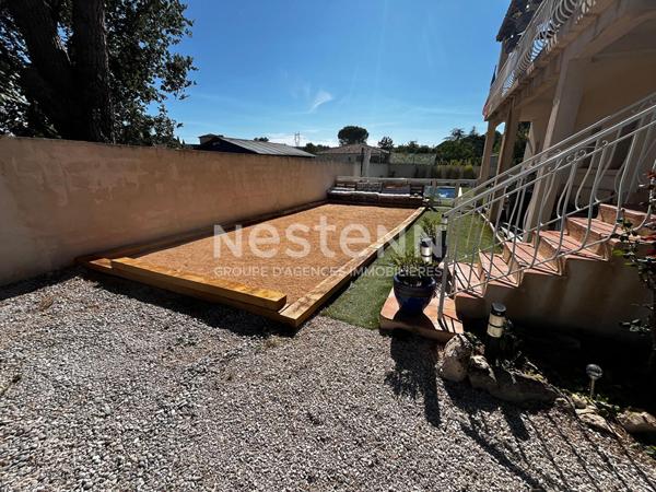 Maison Bouc Bel Air 11 pièces 182 m2 sur une parcelle de 1490 m² + piscine, terrain de pétanque, garage