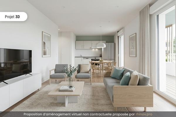 Appartement à vendre |  Bordeaux |  3 pièces | 66 m²