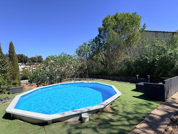 Chateau gombert (13013) 13013 MARSEILLE - Les Olives / Les Martégaux - Maison 4 pièces 85 m2 sur 519m2 de terrain avec garage et pisci