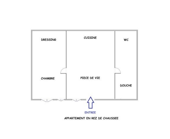 Appartement 2 pièces - 36 m² Exclusivité efficity