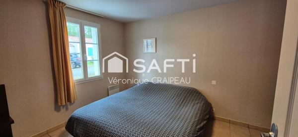 Pied-à-terre à deux pas de l'océan dans résidence sécurisée avec piscine.