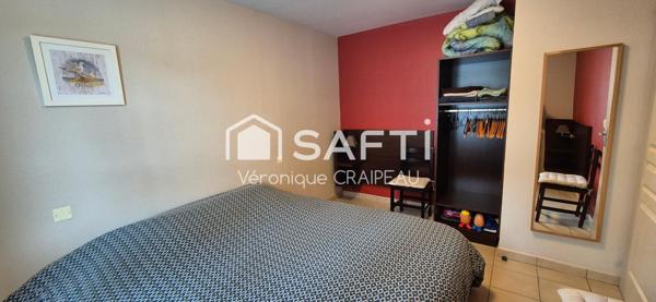 Pied-à-terre à deux pas de l'océan dans résidence sécurisée avec piscine.