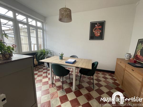 Vente Belle maison de ville - 102m² - 5 pièces - Cour et garage - COGNAC Quartier Jardin Public