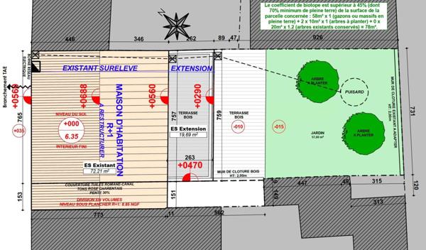 Permis purgé pour maison de 105 m² à Rompsay