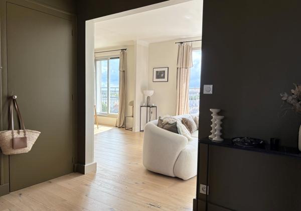 Appartement 86,70 m² au 6e et dernier étage avec balcons, parking, cave dans résidence de standing