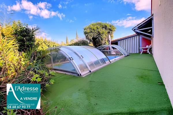 À VENDRE SAINT-NAZAIRE VILLA 3 FACES DE 108 m2 SUR TERRAIN AVEC PISCINE DE 358 m2