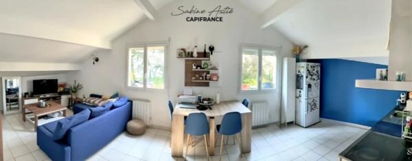 Gleizé - T2+ atypique 64 m² au sol – Dernier étage – Esprit maison avec parking