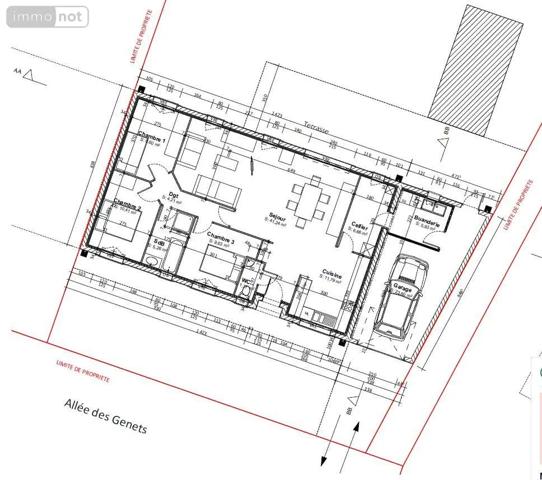 Achat - Maison Parigné-l'Évêque 72250 5 pièces 110 m 2 471 m 2