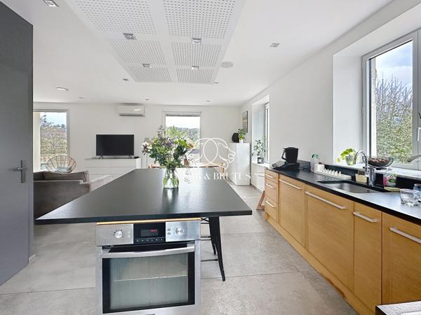 Magnifique Appartement climatisé et sa dépendance totalisant 128m2 au sol au coeur de Collonges au Mont d’Or