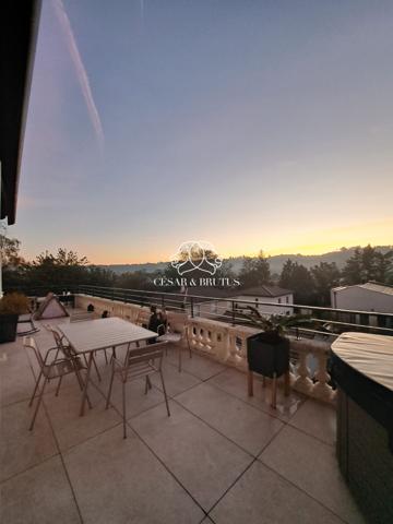 Magnifique Appartement climatisé et sa dépendance totalisant 128m2 au sol au coeur de Collonges au Mont d’Or