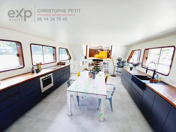 Péniche 180 m² + Terrasse 90 m², Asnières-sur-Seine 92600
