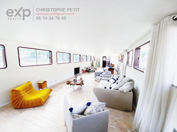 Péniche 180 m² + Terrasse 90 m², Asnières-sur-Seine 92600