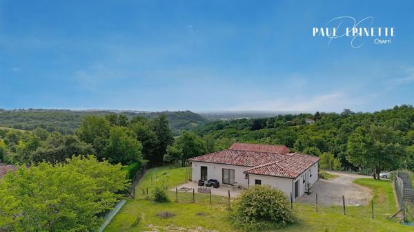 Maison contemporaine sur les hauteurs de Montastruc