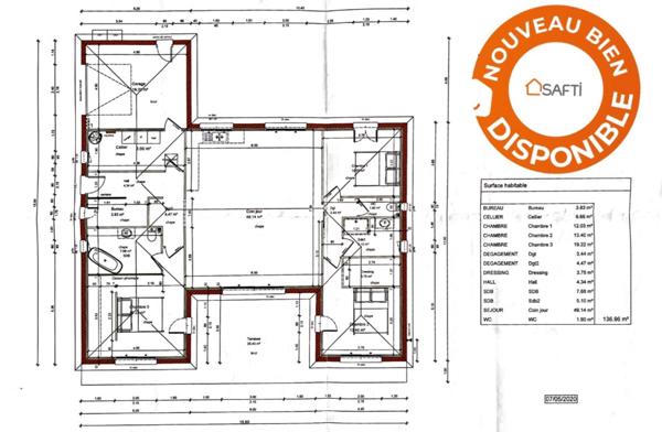 Maison contemporaine sur les hauteurs de Montastruc