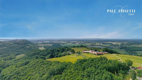 Maison contemporaine sur les hauteurs de Montastruc