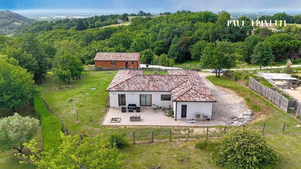 Maison contemporaine sur les hauteurs de Montastruc