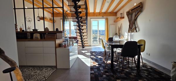 Maison coup de coeur Amberieu En Bugey 5 pièce(s), 3 ou 4 chambres, jardin, terrasse, bureau indépendants, rénovée, 103 m2