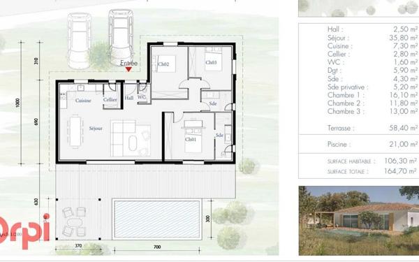 Maison à vendre    4 pièces • 106,30 m2 Porto-Vecchio