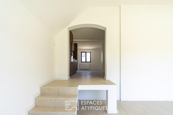 Maison dans années 50 et son extension contemporaine