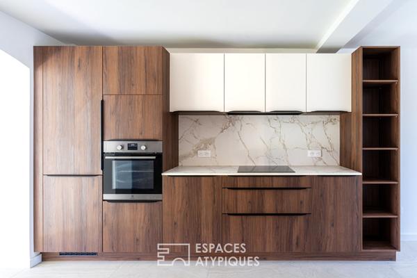 Maison dans années 50 et son extension contemporaine