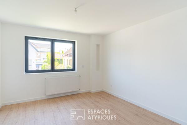 Maison dans années 50 et son extension contemporaine