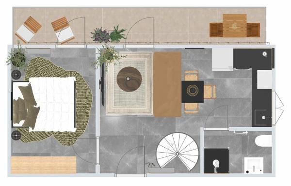 Appartement à vendre    3 pièces • 37,70 m2 La Garde