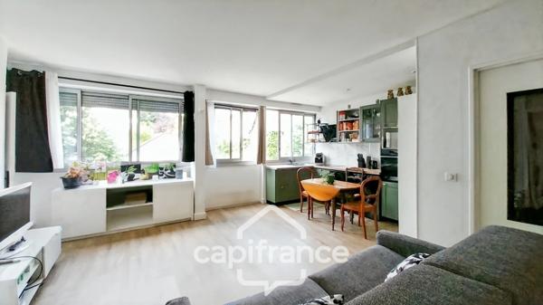 Le Perreux sur Marne- A vendre appartement 2 pièces-Lumineux- bien agencé -2ème étage-Proche bords de Marne- Cave