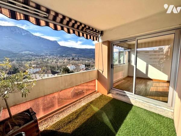 Echirolles, 4p+C dernier etage, terrasse, parking + garage (en sus)