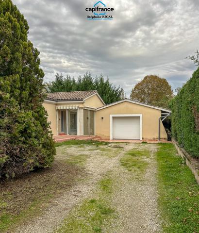 Maison à vendre 5 pièces VILLENEUVE SUR LOT (47) Maison plain-pied de 104 m2 sur terrain de 571m2 clos