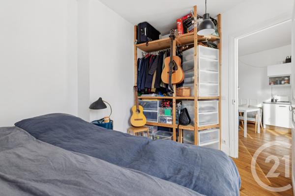 Appartement T2 à vendre  2 pièces - 34,14 m2 PARIS - 75019
