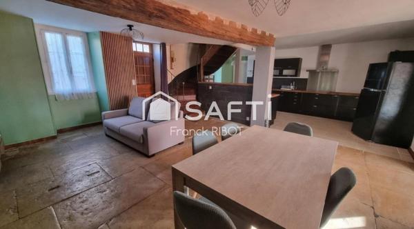 Maison de 154m2 sur un terrain de 1243m2