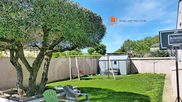 Maison individuelle de plain-pied avec jardin idéale famille