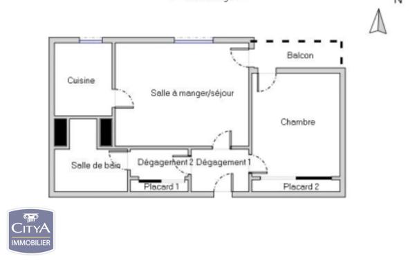 Appartement à vendre 2 pièces 44m² Le Mans (72100)