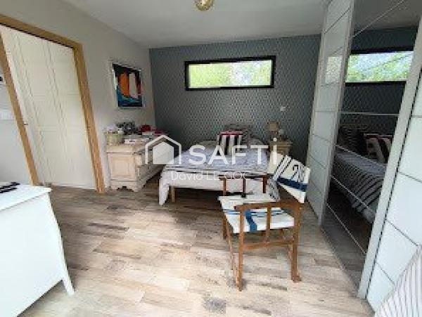 Quimper, quimper moulin vert, 170 m² habitable, extention contemporaine, 5 chambres dont deux suite parentale en rdc