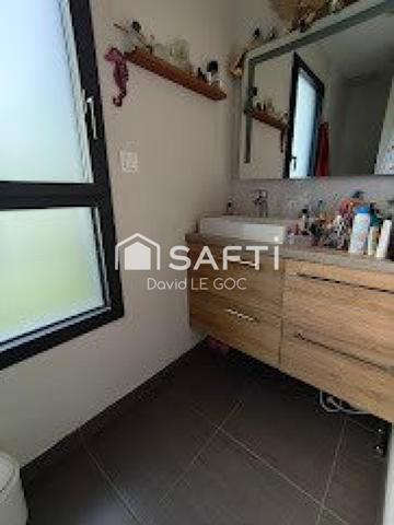 Quimper, quimper moulin vert, 170 m² habitable, extention contemporaine, 5 chambres dont deux suite parentale en rdc