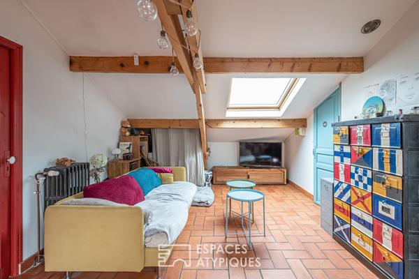 Ancienne maison maraîchère avec jardin et appentis