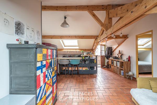 Ancienne maison maraîchère avec jardin et appentis