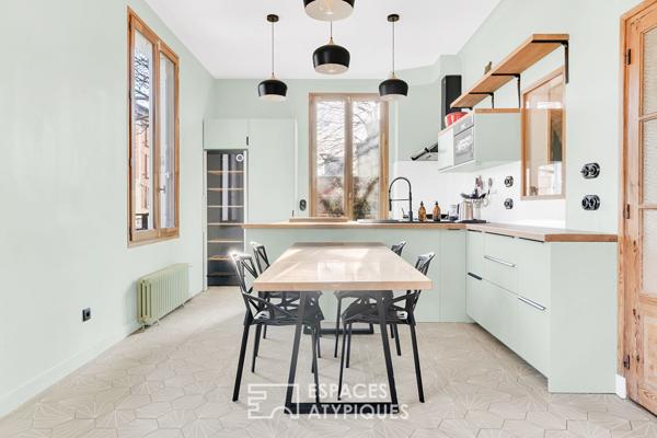 Ancienne maison maraîchère avec jardin et appentis