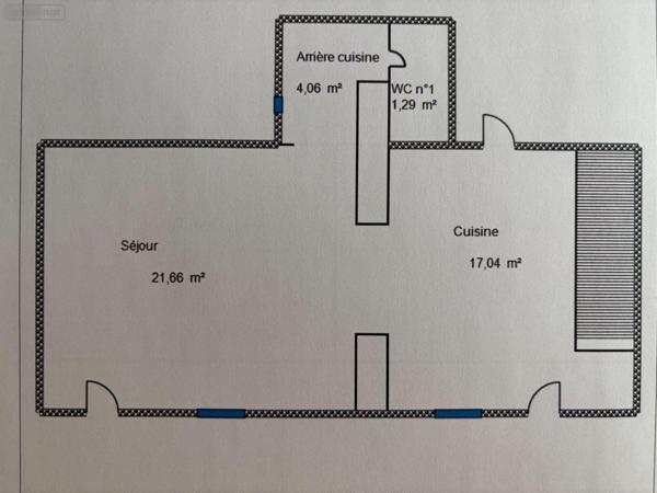 Maison à vendre à Fougères en Ille-et-Vilaine (35300), ref : 1343 HAUTE VILLE